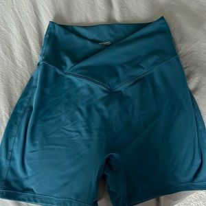 Dark blue gym shorts
